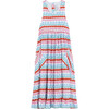 Graphic Stripes Crepe Dress, Multi - Dresses - 1 - thumbnail