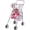 Pink Medium Shade Umbrella Stroller - Doll Accessories - 2