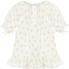 White Linen Petit Dress, Daisies - Dresses - 1 - thumbnail