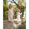 Women's Brigitte Midi Linen Dress, Pink Vichy - Dresses - 4