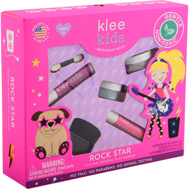 Rock Star 4-Piece Natural Play Makeup Kit with Loose Powder Makeup - Beauty Sets - 7