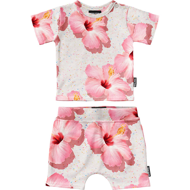 *Exclusive* Pink Hawaii Baby T-Shirt & Short Set