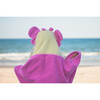 Butterfly Hooded Towel, Pink/Yellow - Towels - 6
