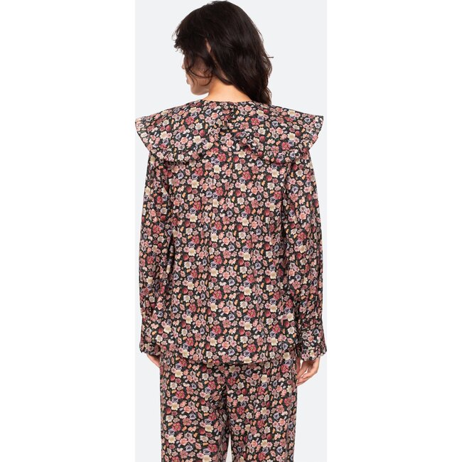 Women's Leslie Blouse, Black - Blouses - 2