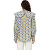 Women's Leslie Blouse, Aqua - Blouses - 2