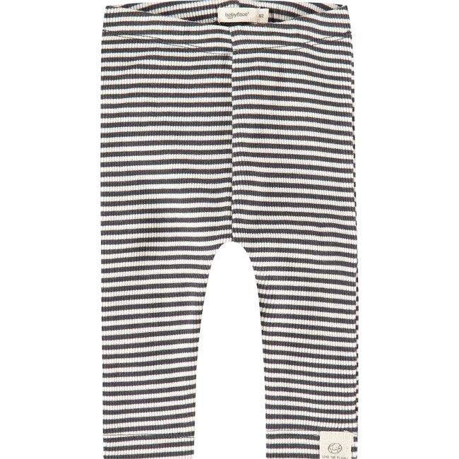 Striped Knit Pants, Ebony - Pants - 1
