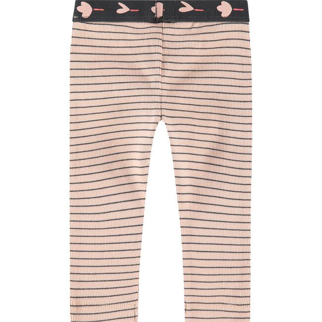 Striped Pants, Faded Salmon