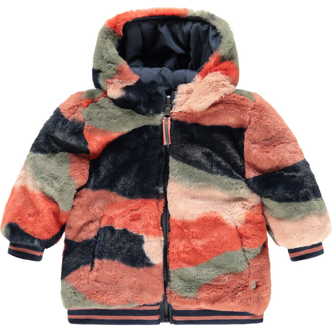 Reversible Coat, Multi - Babyface Outerwear | Maisonette