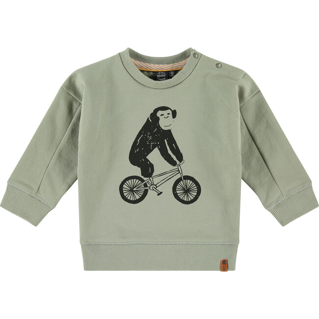 Monkey Pullover, Faded Green