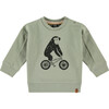 Monkey Pullover, Faded Green - Sweatshirts - 1 - thumbnail