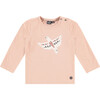 Bird Long Sleeved Tee, Faded Salmon - Sweatshirts - 1 - thumbnail