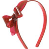 Rosane Bow Headband, Glitter Red - Hair Accessories - 2