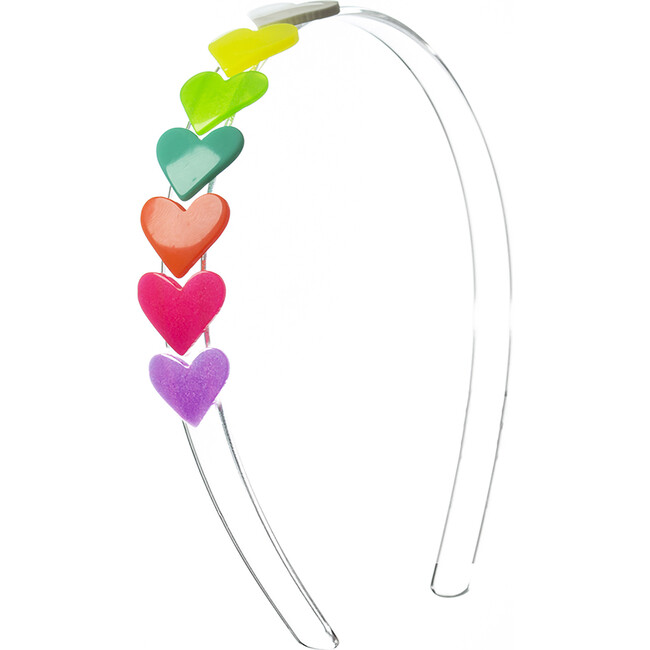 Hearts Headband, Neon