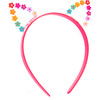 Flowery Cat Ears Headband, Pink - Hair Accessories - 1 - thumbnail