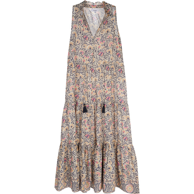 Women's Maxi Dress, Italian Camel