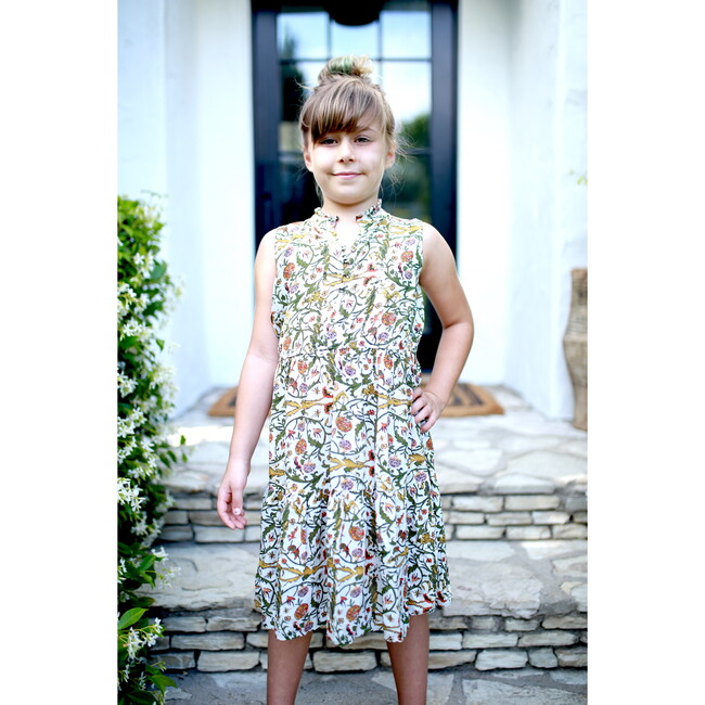 Sienna Kids Dress, Forest - Dresses - 2