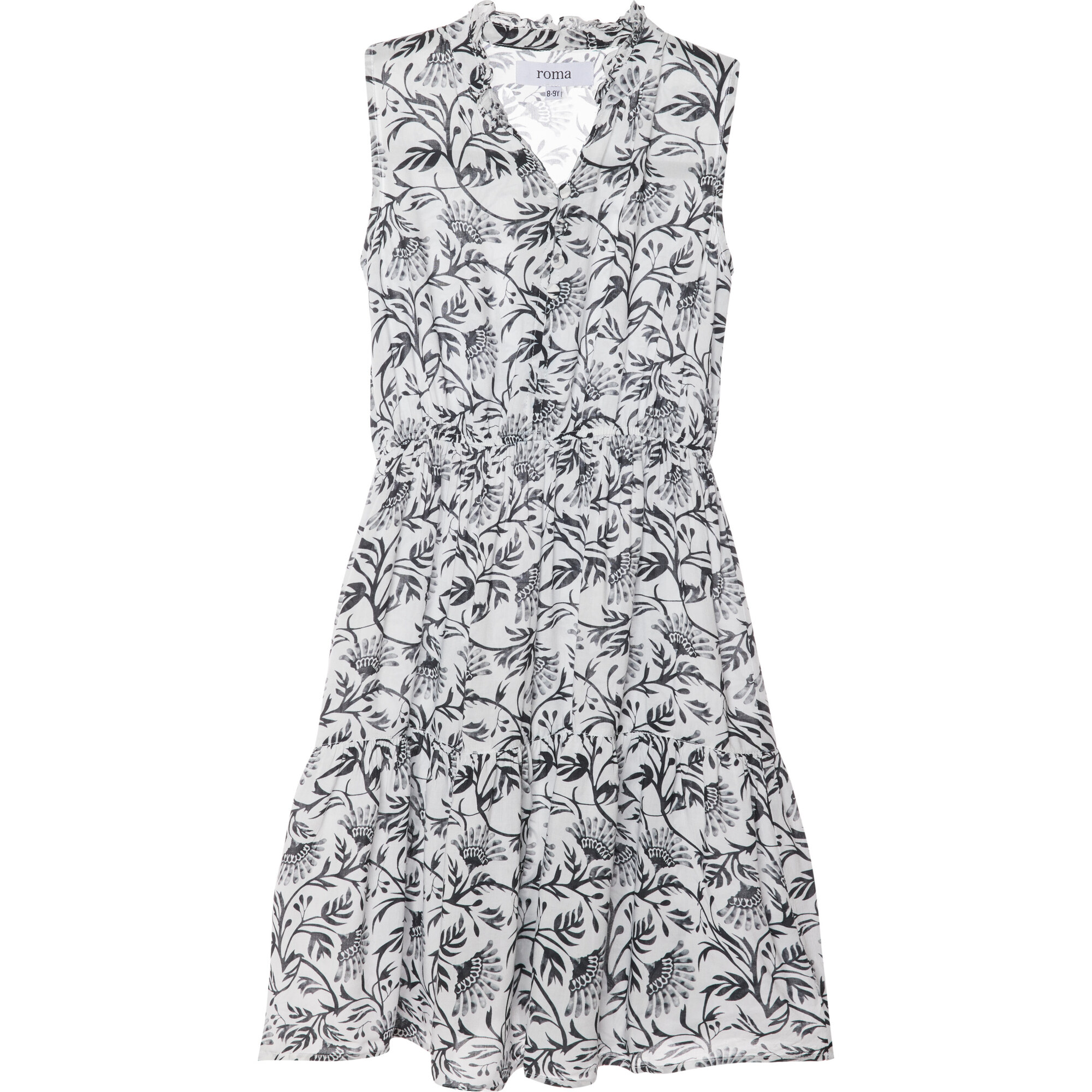 Sienna Kids Dress, Black and White boho - Dresses - 1