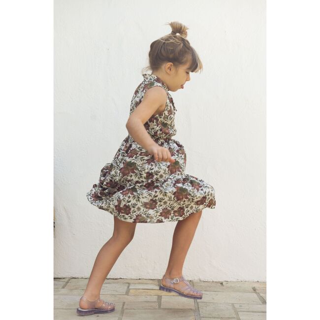 Sienna Kids Dress, Vintage Rose Flowers - Dresses - 2
