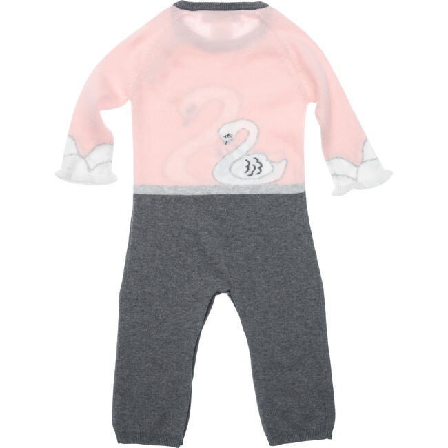 Swan Coverall, Light Pink - Rompers - 3