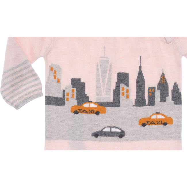 New York City Cotton Cashmere Coverall, Pink - Onesies - 2