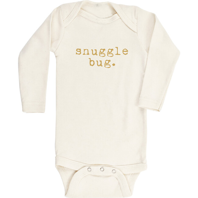 Snuggle Bug Long Sleeve Onesie, Goldenrod - Onesies - 1