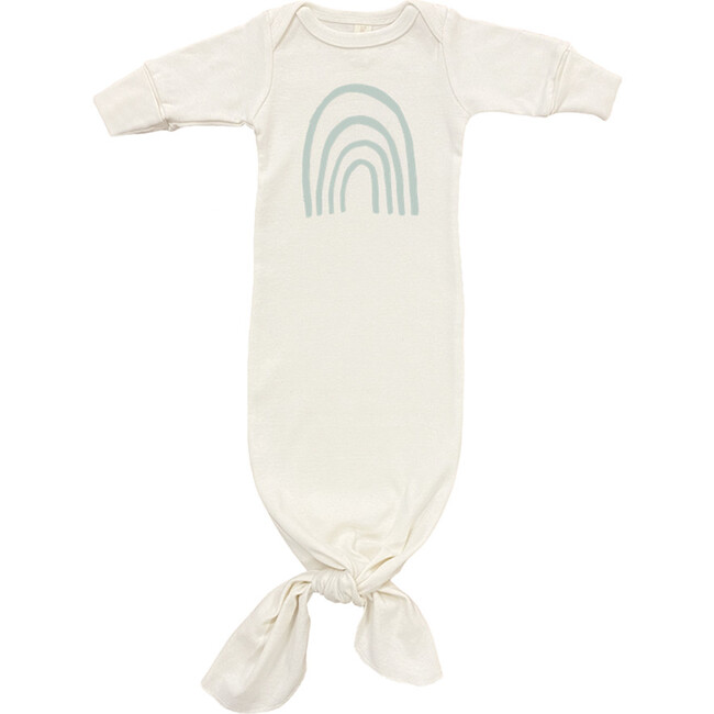 Rainbow Infant Gown, Sage - Nightgowns - 1