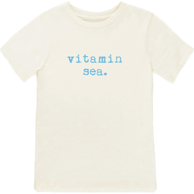 Vitamin Sea Short Sleeve T-Shirt, Aqua - Tees - 1