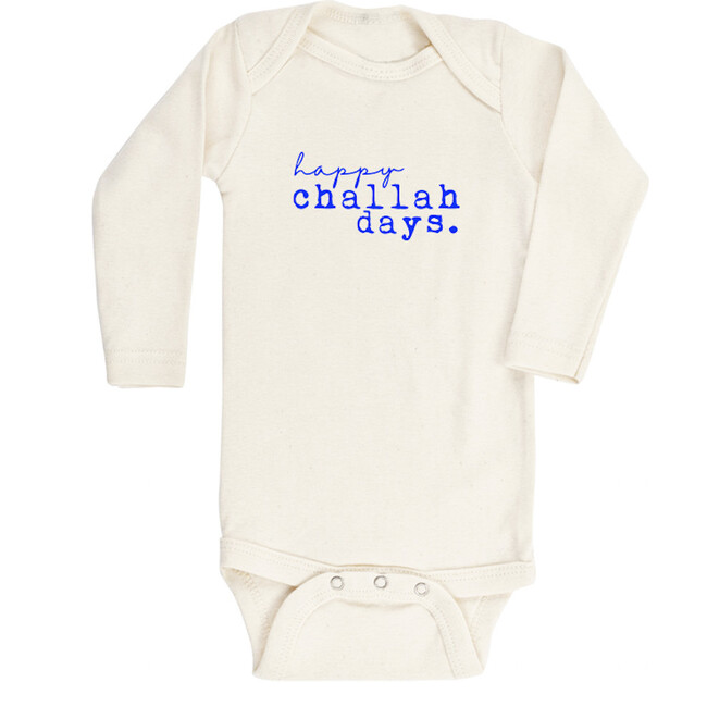 Happy Challah Days Long Sleeve Bodysuit - Onesies - 1