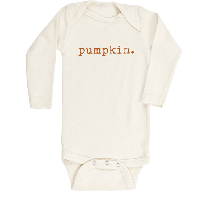 Pumpkin Long Sleeve Bodysuit - Onesies - 1
