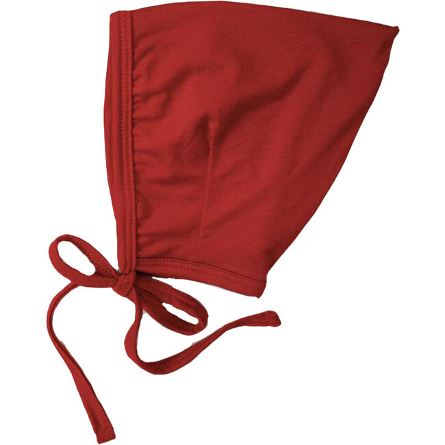 Bamboo Pixie Bonnet, Red