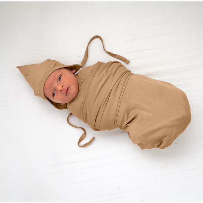Bamboo Swaddle Blanket, Clay