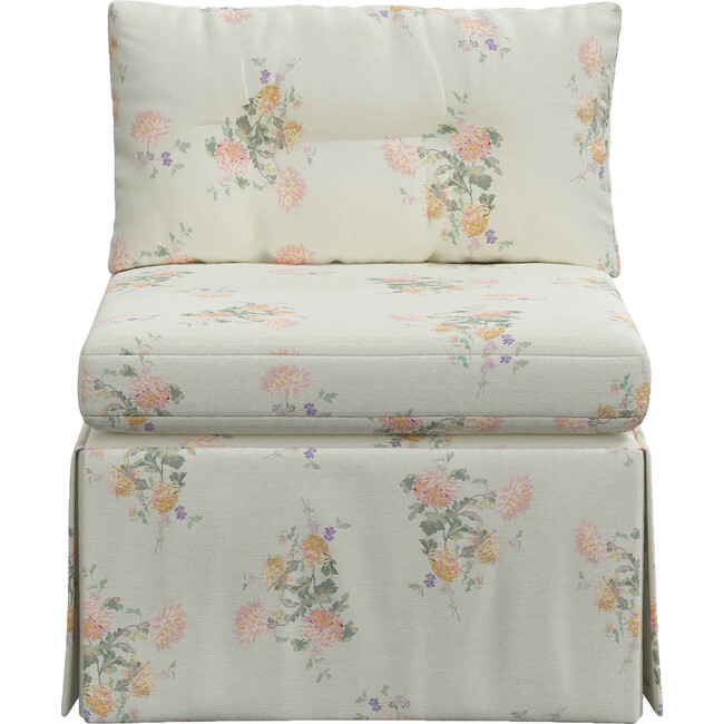 Octavia Armless Chair, Dancing Dahlia Yellow - Accent Seating - 1
