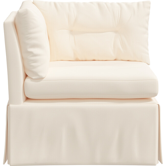 Octavia Corner Chair, Twill Natural