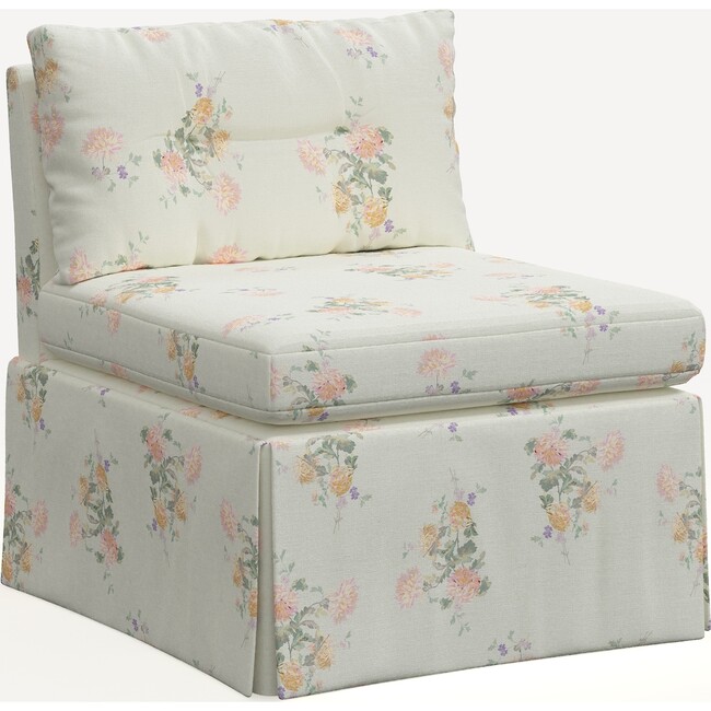 Octavia Armless Chair, Dancing Dahlia Yellow - Accent Seating - 2