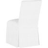 Alice Slipcover Accent Chair, Twill White - Accent Seating - 4