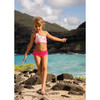 Isla Reversible Two Piece, Dragon Fruit + Pink Plumerias - Two Pieces - 2