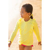 Chloe Long Sleeve Rashguard Top, Lemon Squeeze - Rash Guards - 2
