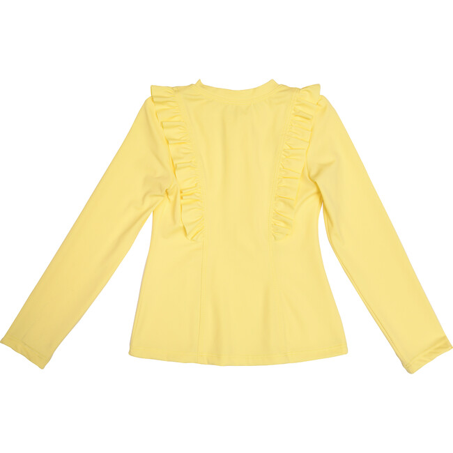 Chloe Long Sleeve Rashguard Top, Lemon Squeeze - Rash Guards - 6