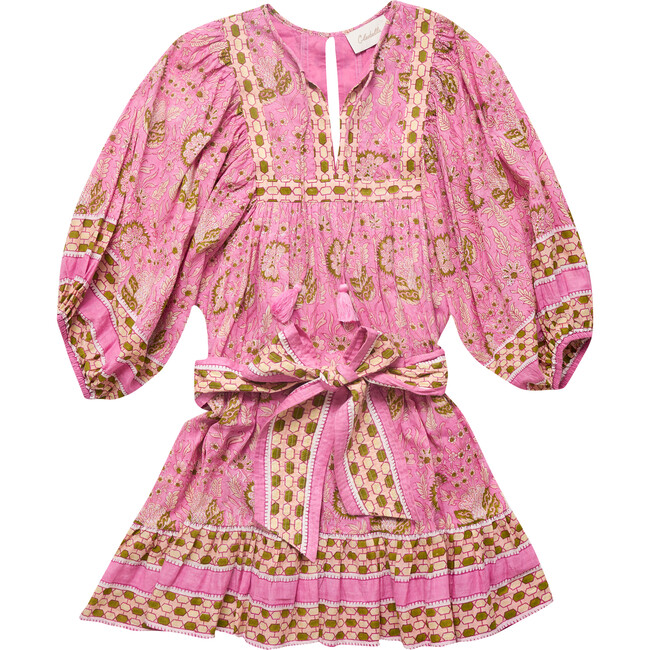 Women's Magdalena Mini Dress, Wildflower Print - Dresses - 1