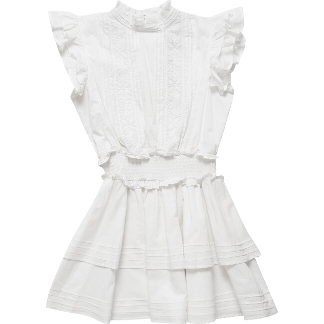 Women's Versailles Mini Dress, White - Dresses - 1