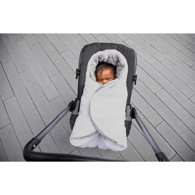 Nido Winter Infant Wrap, White - Stroller Accessories - 3