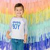 Mama’s Boy Short Sleeve Bodysuit, White & Heather - Shirts - 2