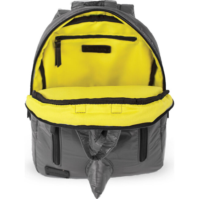 Mini Dino Backpack, Graphite - Backpacks - 4