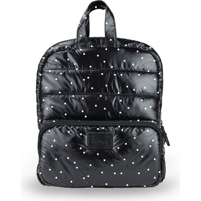 Mini Backpack, Black Petit Pois