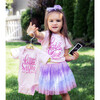 Little Sister Doodle Short Sleeve Bodysuit, Light Pink - Shirts - 2
