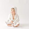 Toddler Bath Robe, Cloud with Storm Trim - Robes - 2