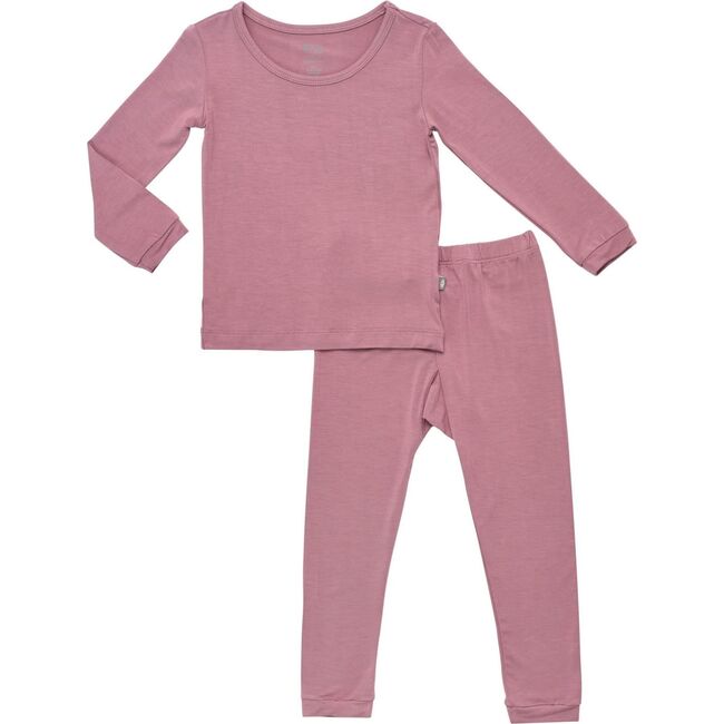 Toddler Pajama Set, Mulberry - Pajamas - 1