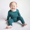 Toddler Pajama Set, Emerald - Pajamas - 2