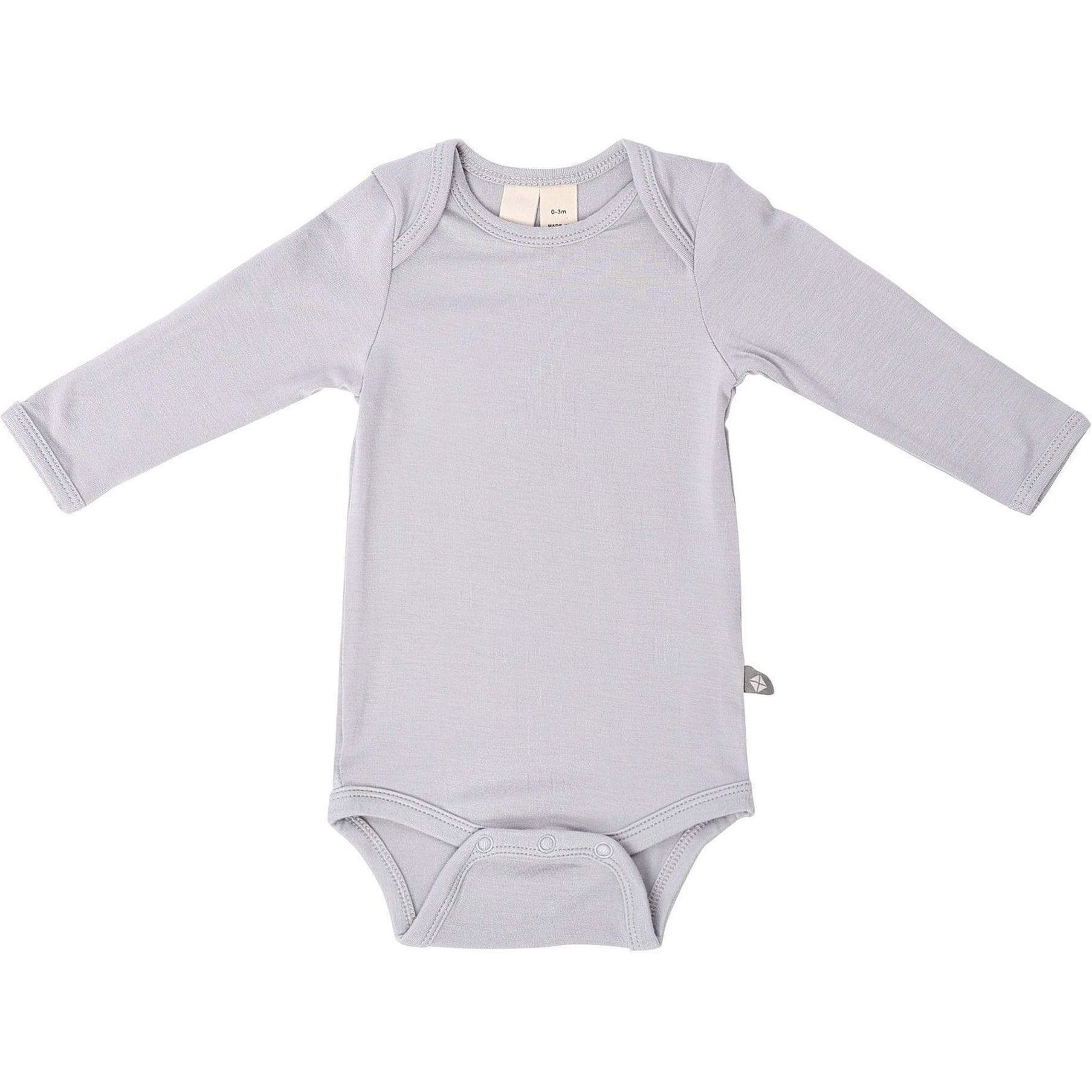 Long Sleeve Bodysuit, Storm - Onesies - 1