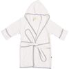 Toddler Bath Robe, Cloud with Storm Trim - Robes - 6 - thumbnail